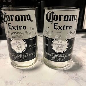 Corona Extra Logo Glass Pair